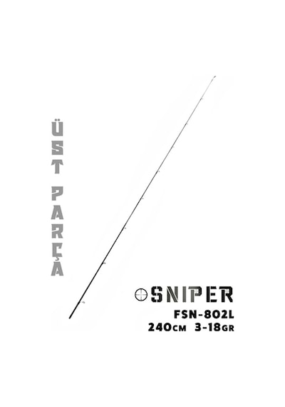 Fujin Sniper 240cm 3-18gr Üst Parça Std