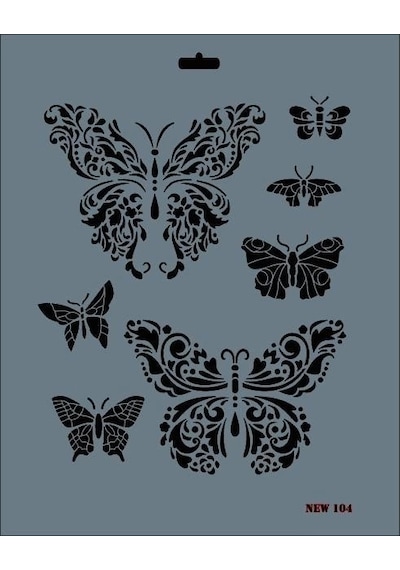 Mey İthalat Rich New Seri N-104 Stencil 35x25 Cm