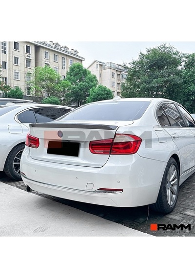 Bmw F30 Csl Stil Bagaj Spoiler - Parlak Siyah