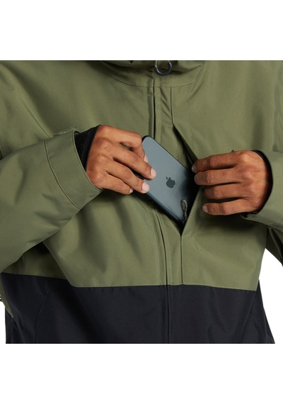 Dc Dc Basis Erkek Yeşil Snowboard Ceketi Gph0 Haki