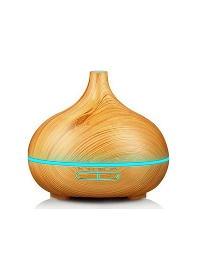 Vothoon Hava Nemlendirici 7 Led Işıklı Aromatik Oda Kokusu 550 Ml Kahve Aroma Difüzörü Buhar Makinas Çok Renkli
