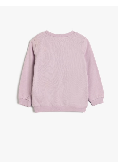 Koton Sweatshirt Baskı Detaylı Bisiklet Yaka Uzun Kollu Pamuklu Şardonlu Lila 5wmg10063ak Lila Koton Sweatshirt Baskı Detaylı Bisiklet Yaka Uzun Kollu Pamuklu Şardonlu Lila 5wmg10063ak Lila