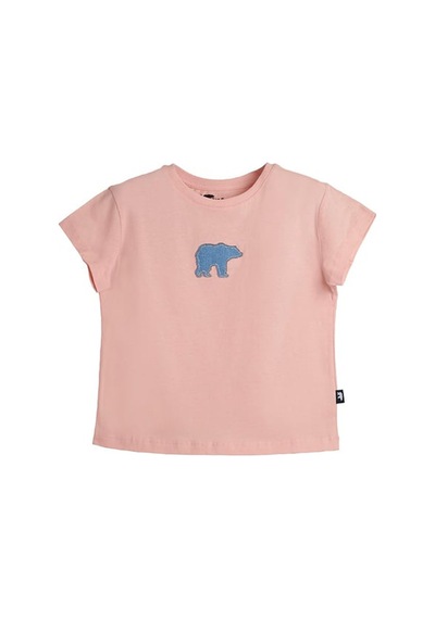 Bad Bear Kız Çocuk Tişört 25.06.07.005-c135 Turuncu