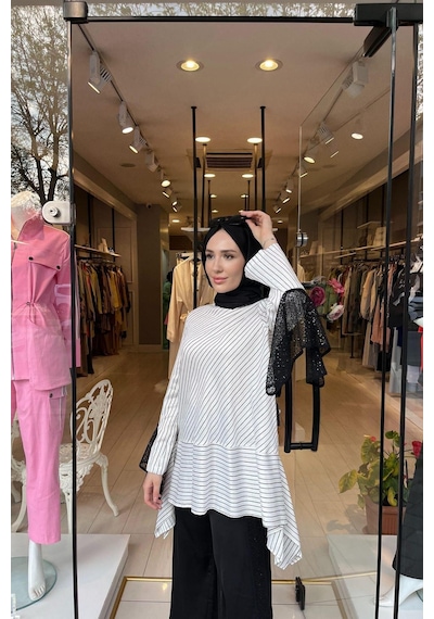 24ss79001 Beys Desıgn Payet Şık Takım Siyah