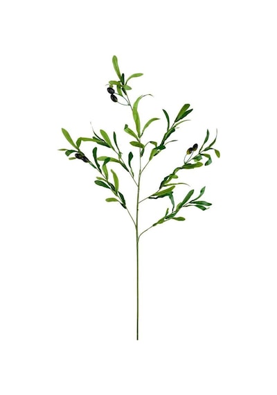 Yapay Zeytin Dalı Uzun Dallı 90Cm 6 Meyveli
