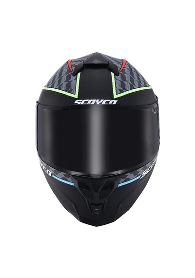 Scoyco Double Ve Güneş Vizörlü Full Face Motosiklet Kaskı