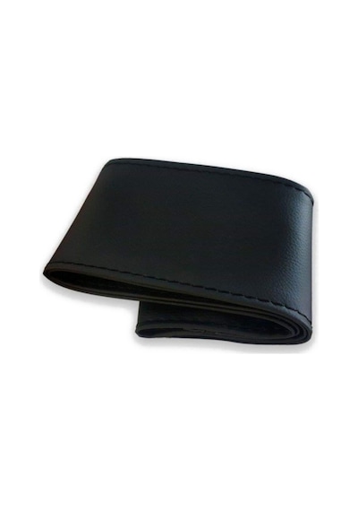 Leader Dikmeli Direksiyon Kılıfı Soft Siyah Ipli ( 38Cm×10Cm )