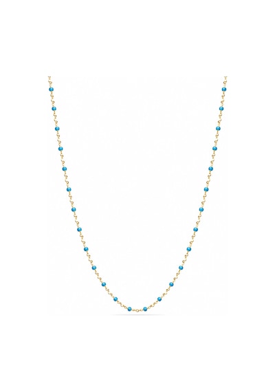 Botto 1 Mavi Mineli 45 Cm 925 Ayar Gümüş Kadın Kolye - Ms4066 Altın