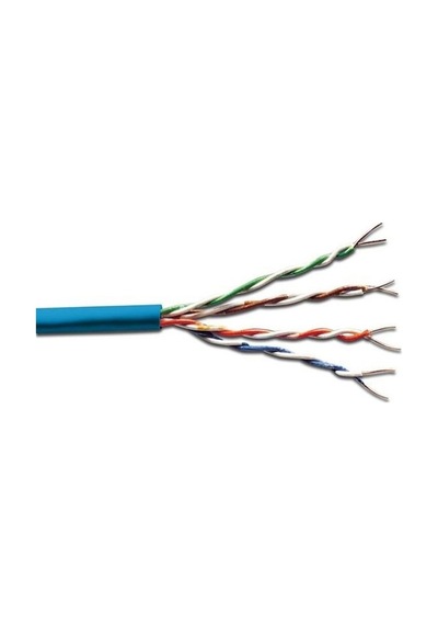 Dıgıtus Cat6 Utp 23awg Mavi 500m Makara Saf Bakır Kablo 0.50mm Dk-1613-vh-5-gr