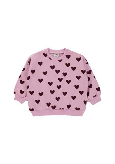 Civil Baby Kalp Empirme 6-18 Ay Takım - Pembe Pembe-bordo