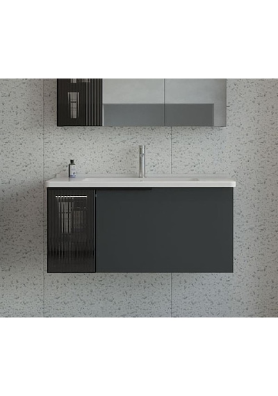 Orka Pure 80 Alt Modül + Lavabo Mat Antrasit Diğer Orka Pure 80 Alt Modül + Lavabo Mat Antrasit Diğer
