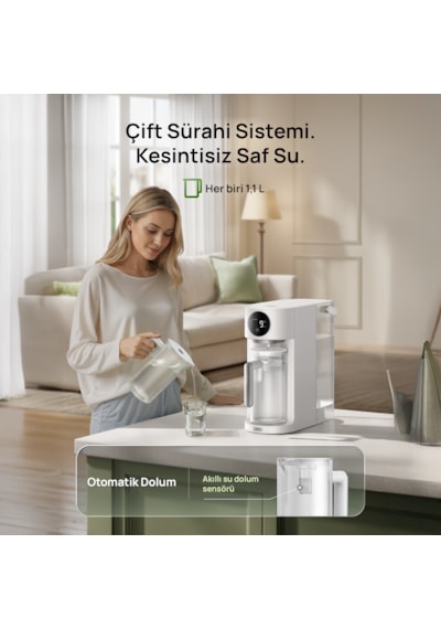 Dreo Water Filter 115 Su Arıtma Cihazı, 7 Aşamalı Ro , 5l Tanklı, Tds Ölçerli, Kurulumsuz 5 Litre
