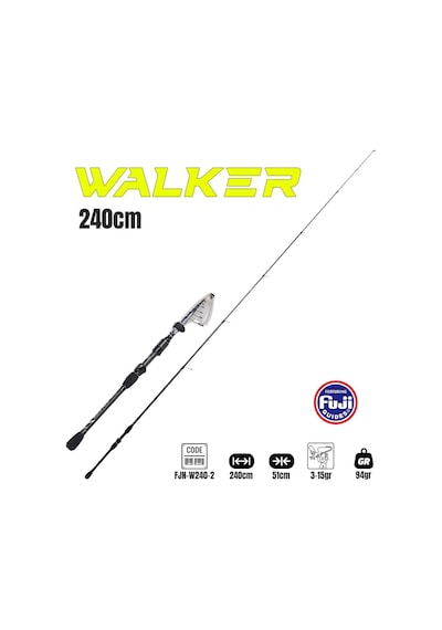 Fujin Walker 240cm 3-15gr Teleskopik Spin Olta Kamışı