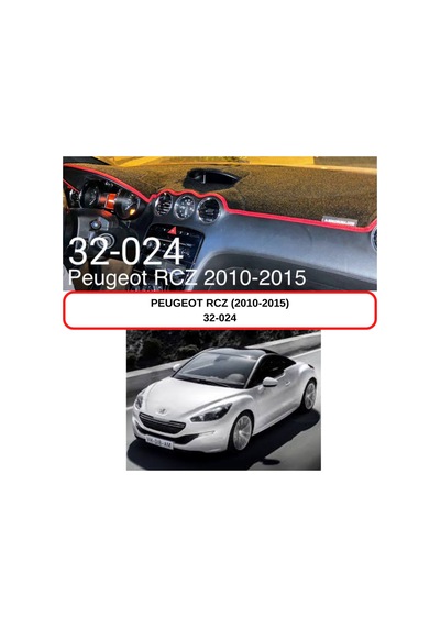 PEUGEOT RCZ (2010-2015) TORPİDO  KORUMASI / HALISI / ÖRTÜSÜ