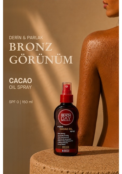 Beach Day Kakao Yağı Özlü Bronzlaştırıcı Sprey 150 ML