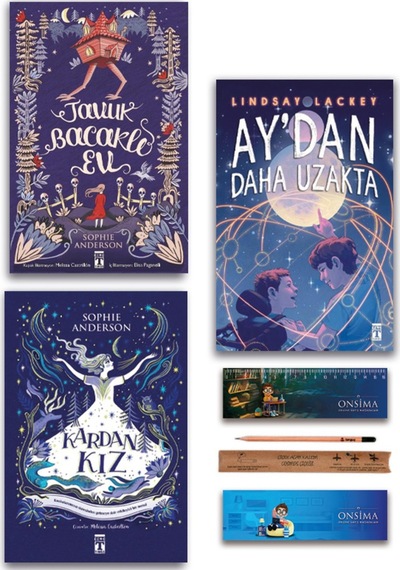 Genç Timaş Ay Dan Daha Uzakta - Tavuk Bacaklı Ev - Kardan Kız Set 3 Kitap