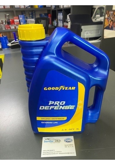 Antifiriz Organik Kırmızı -56 3Lt. Goodyear