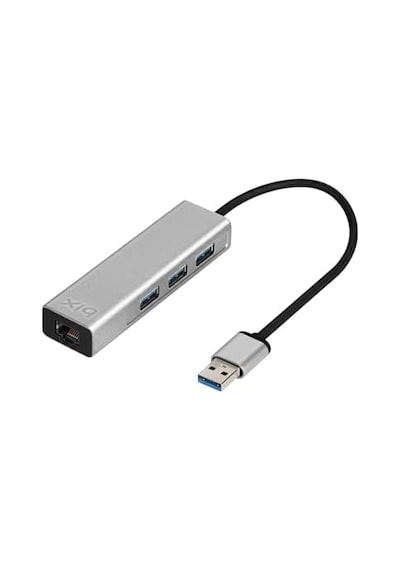 Bx06hb Usb 3.0, 1000mbps Güvenilir Kablolu Ağ Bağlantısı, 3 Portlu Çoklayıcı Hub Windows 10, 8.1, 8, 7, Vista, Xp Ve Mac Os 10 Uyumlu