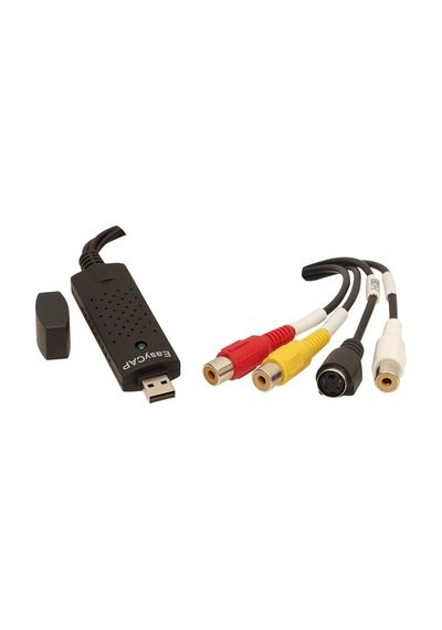 Powermaster Rca Analog S-video Ses Capture Card 720p Easycap Usb 2.0