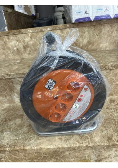 Makaralı Uzatma Kablosu 4 Prizli 25 Metre 1