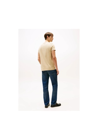 Stretch Slım Fıt Tee Erkek Krem T-shirt Krem