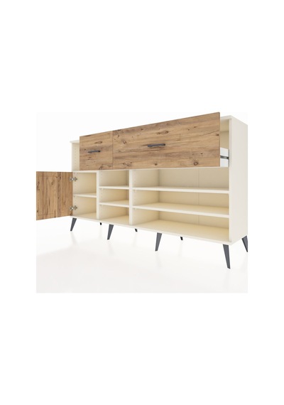 Hyperion Konsol 6 Raflı 2 Çekmeceli Tek Kapaklı 176x44x99 Aytaşı-çam Aytası/atlas Çam - Aytası Hyperion Konsol 6 Raflı 2 Çekmeceli Tek Kapaklı 176x44x99 Aytaşı-çam Aytası/atlas Çam - Aytası
