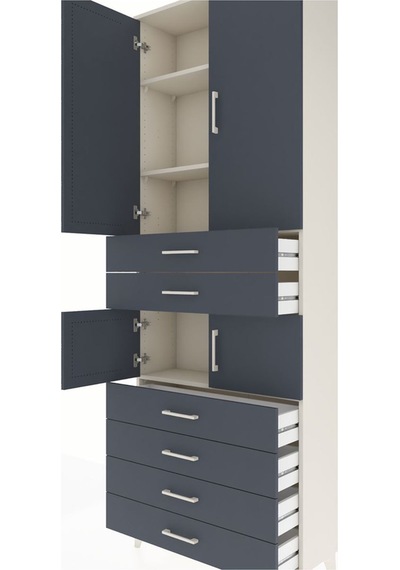 Arges Dolap 4 Raflı 6 Çekmeceli 4 Kapaklı 88x30x243 Aytaşı-an... Aytaşı Arges Dolap 4 Raflı 6 Çekmeceli 4 Kapaklı 88x30x243 Aytaşı-an... Aytaşı