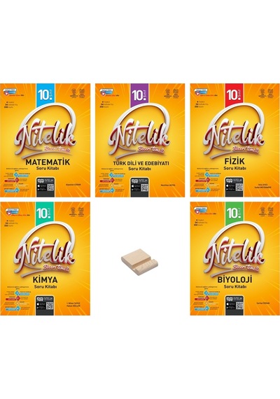 10. Sınıf Beceri Temelli Matematik Edebiyat Fizik Kimya Ve Biyoloji Soru Bankası 5li Set