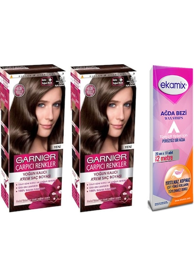 Garnier Çarpıcı Renkler Boya 5.0 Parlak Açık Kahve 2 Adet