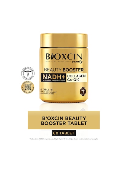 Beauty Booster 60 Tablet - Kolajen Nicotinamide CoQ10 Glutatyon  Astaksantin Resveratrol Hya Asit.