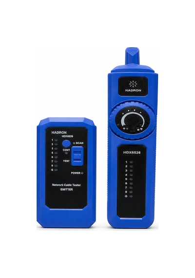 Hadron Hdx6526 Network Cable Tracer Kablo Bulucu Ve Network Test Cihazı Rj11 Rj45 Mavi
