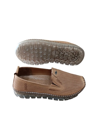 Castle Black 22385 Kadın Hakiki Deri Comfort Casual Ayakkabı Taba Siyah
