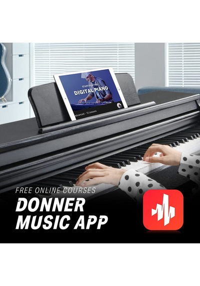 Donner DDP-100 Dijital Piyano (Siyah)