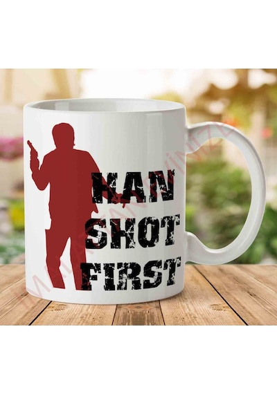 1-1020 Han Solo Star İki Tarafı Baskılı Kupa Bardak.jpg