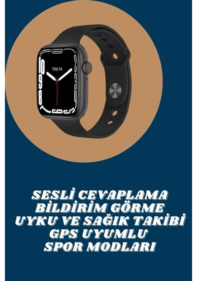 Akıllı Saat Tema Değiştirme Uyku Ve Sağlık Takibi Sesli Asistan Bildirim Görme