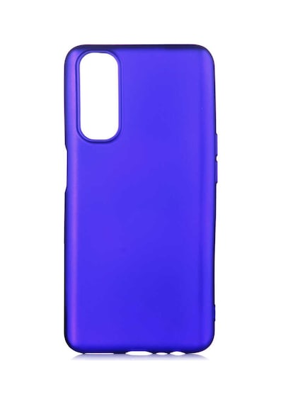 Realme 7 Kılıf Zore Premier Silikon Kapak Saks Mavi