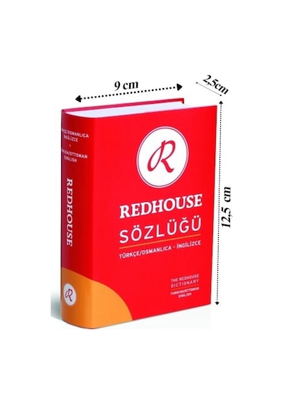Redhouse Türkçe İngilizce Sözlüğü Mini Turuncu 516 Sayfa 1 Adet 30.000 Kelime Hazneli Red House İngilizce Sözlük Mini Boy Cep