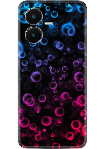 Vivo Y22S Kilif Silikon Desen Color Bubles 1697 566402125