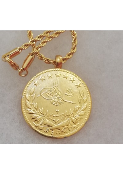 Altın Kaplama Reşat Altını 3.5 Cm Sarı