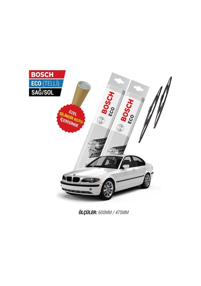 Bosch Eco Bmw E46 Silecek Takımı (1998-2005)