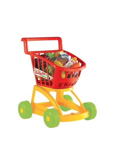 Market Arabası Oyun Seti - Eğlenceli Dede Candy&ken