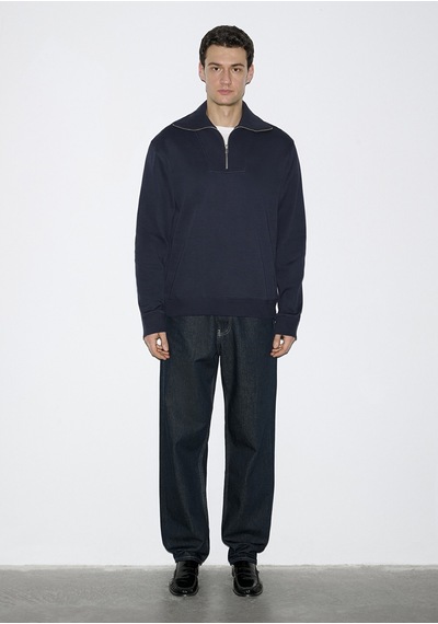 Mavi - Yarı Fermuarlı Lacivert Sweatshirt 0s10539-83699 Lacivert