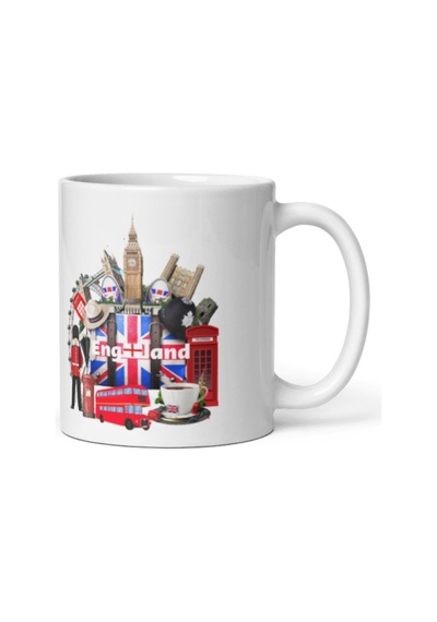 İngiltere Kupa Bardak 2 Adet Seyahat Hatıra England Mug