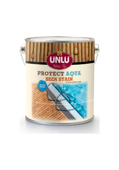 Ünlü Protect Aqua Su Bazlı Deck Stain 5L