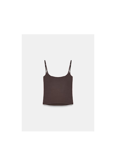Dilvin 21200 Bra-free Askılı Top Koyu Kahve