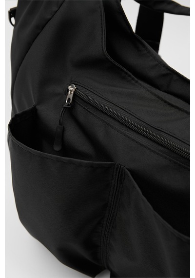 Shule Bags Baia Teknik Kumaş Günlük Spor Çanta Siyah