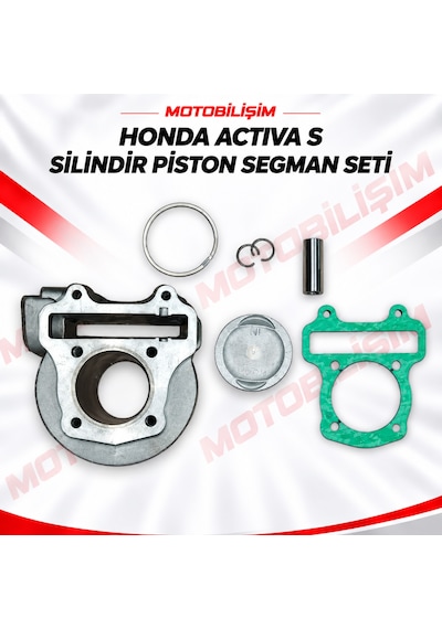 Honda Activa S Silindir Piston Segman Seti