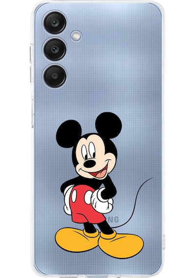 Samsung Galaxy A26 İle Uyumlu Mickey Mouse 5 Baskılı Kamera Korumalı Şeffaf Kılıf Şeffaf