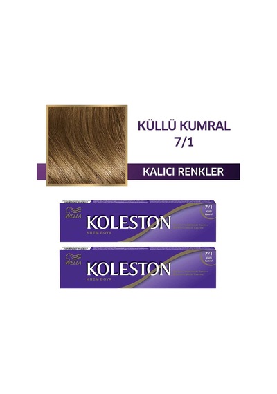 Koleston Tüp Saç Boyası 7/1 Küllü Kumral X 2 Adet