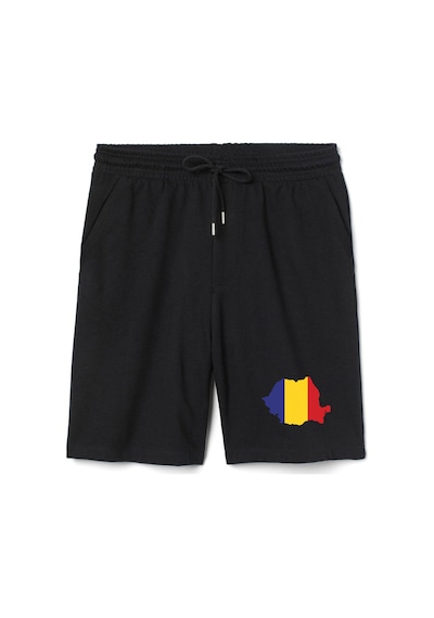 Euro 24 Romania Erkek Siyah Şort Siyah